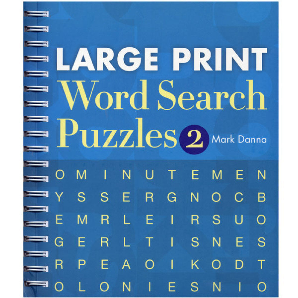 Large Print Word Search Puzzles