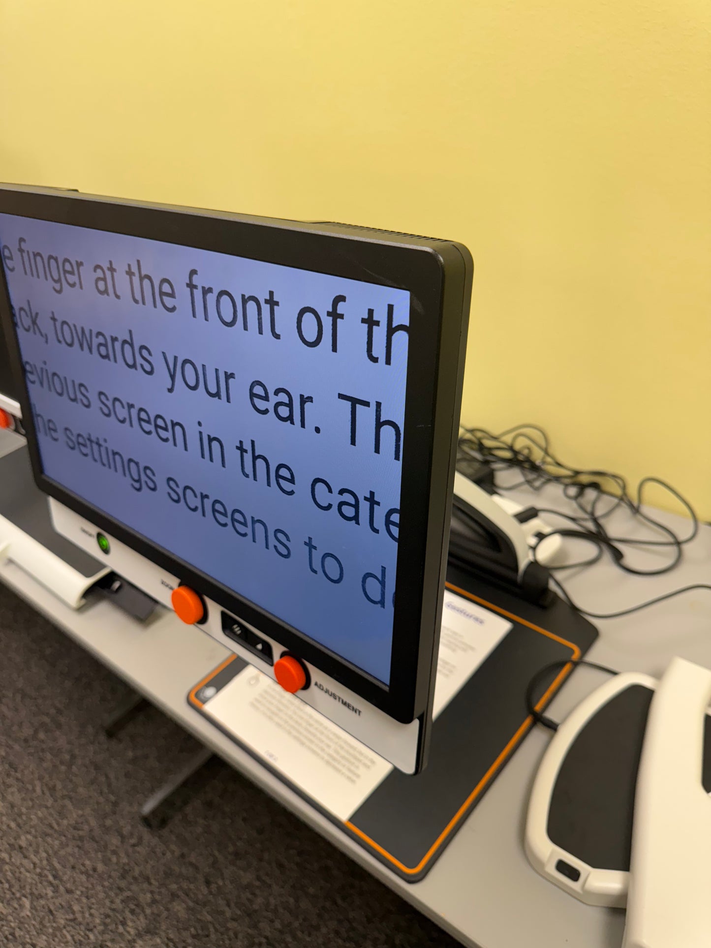 Used LVI MagniLink One Video Magnifier – Portable Low Vision Aid