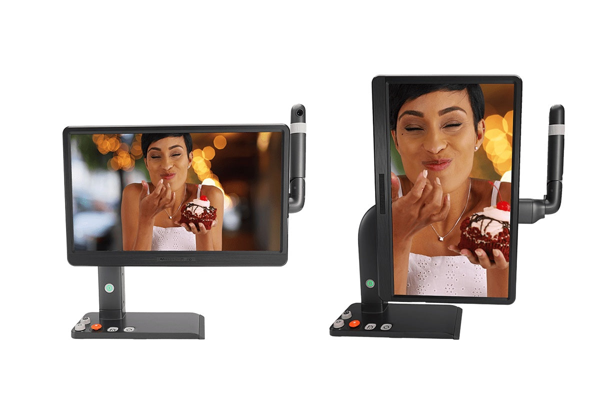 Mirror Pad Pro, the first 3-in-1 Wireless Magnifier + Device Viewer