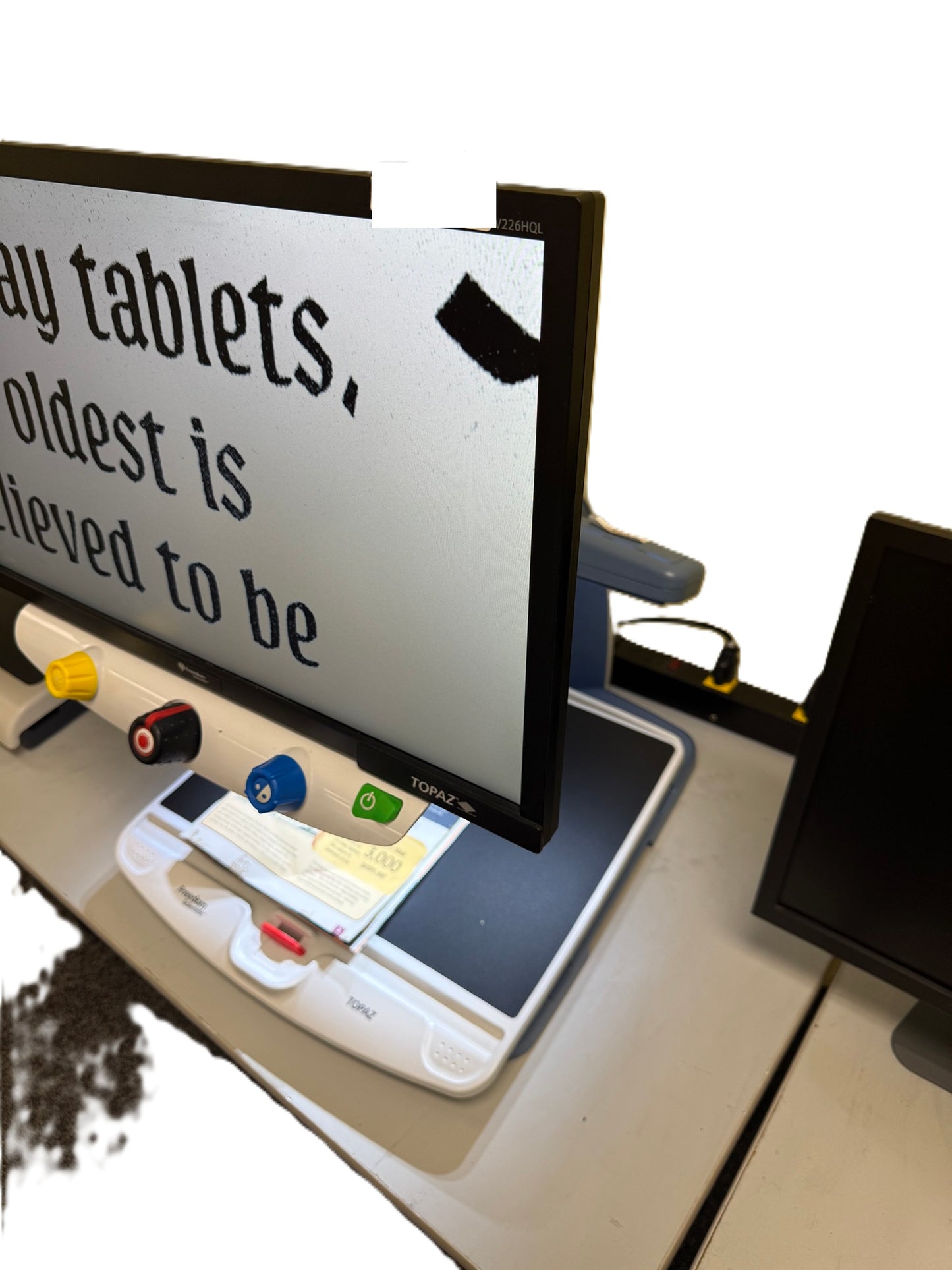 Used Topaz 22" Video Magnifier-Easy to Use