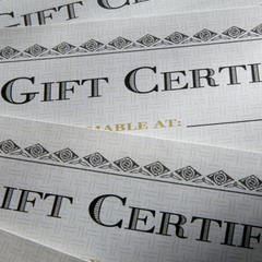 Gift Certificates