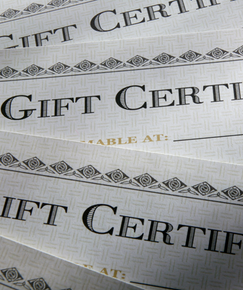 Gift Certificates