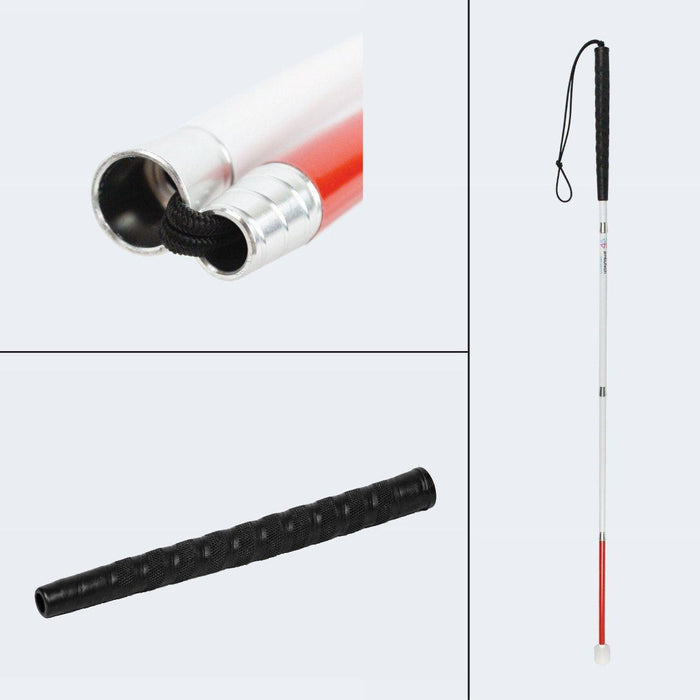 Ambutech Aluminum Folding Mobility Cane – Lightweight & Compact Design