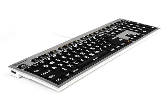 Large Print Keyboard Apple - The Low Vision Store