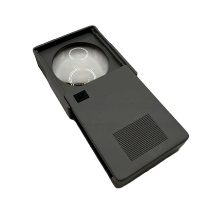 Pocket Magnifiers Slide up 5X compact design with durable case, ideal for portability and easy magnification.