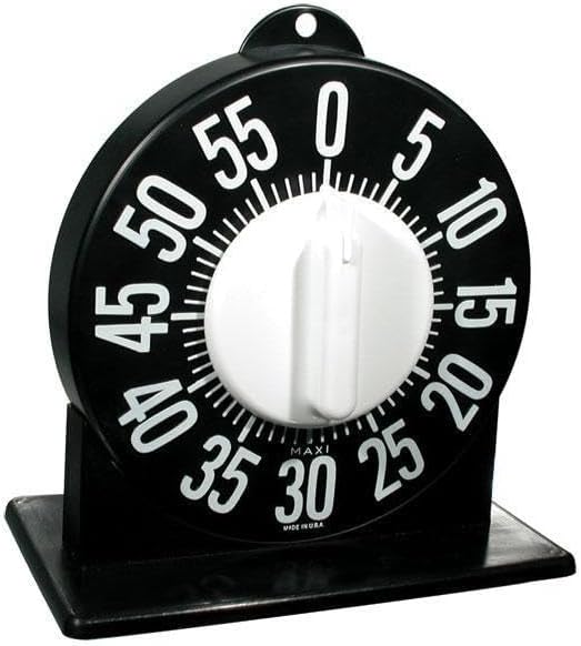 Tactile Short Ring Low Vision Timer with Stand