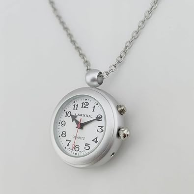 Talking Pendant Watch Gold or Silver