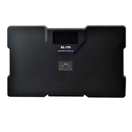 Hi-Capacity Talking Scale XL-700 with large LCD for easy weight announcements in multiple languages; ideal for the blind.