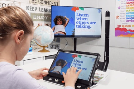 CloverNote HD + Speech, 3-in-1 Foldable, Portable Magnifier + Speech