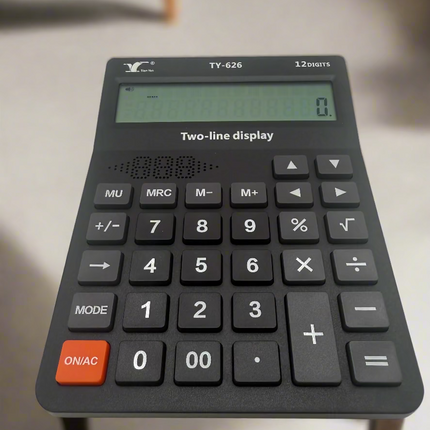 Large Two-Line Display Talking Calculator