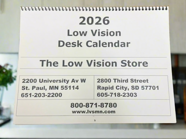 2026 Bold Print Desk Calendar Large Print Easy to Read