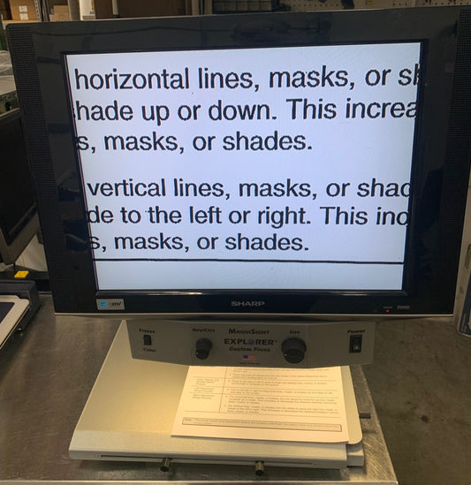 Explore 20" Video Magnifier