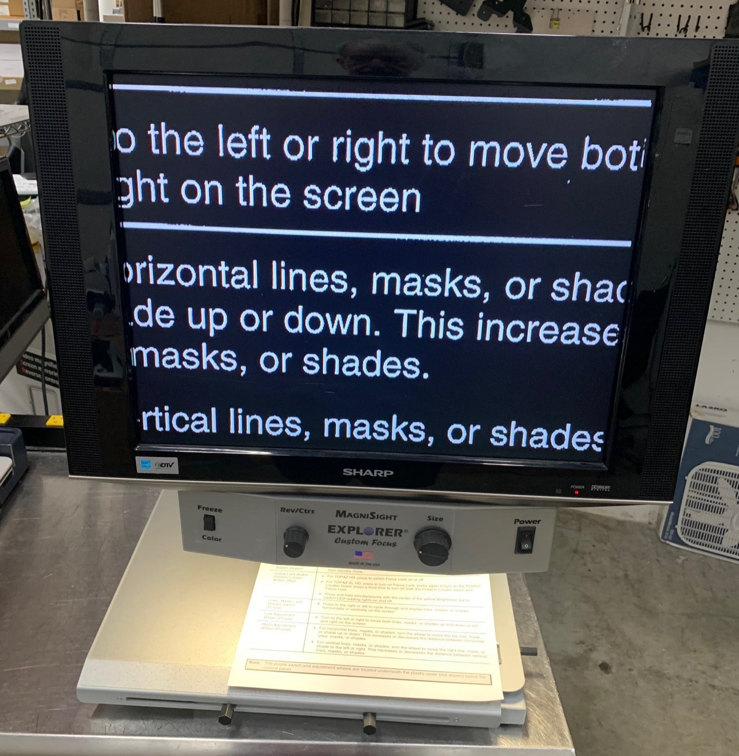 Explore 20" Video Magnifier