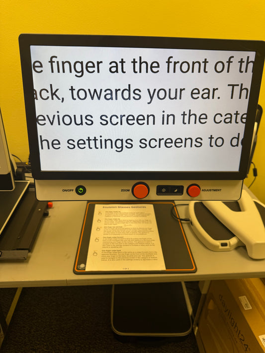 Used LVI MagniLink One Video Magnifier – Portable Low Vision Aid