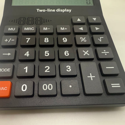 Large Two-Line Display Talking Calculator
