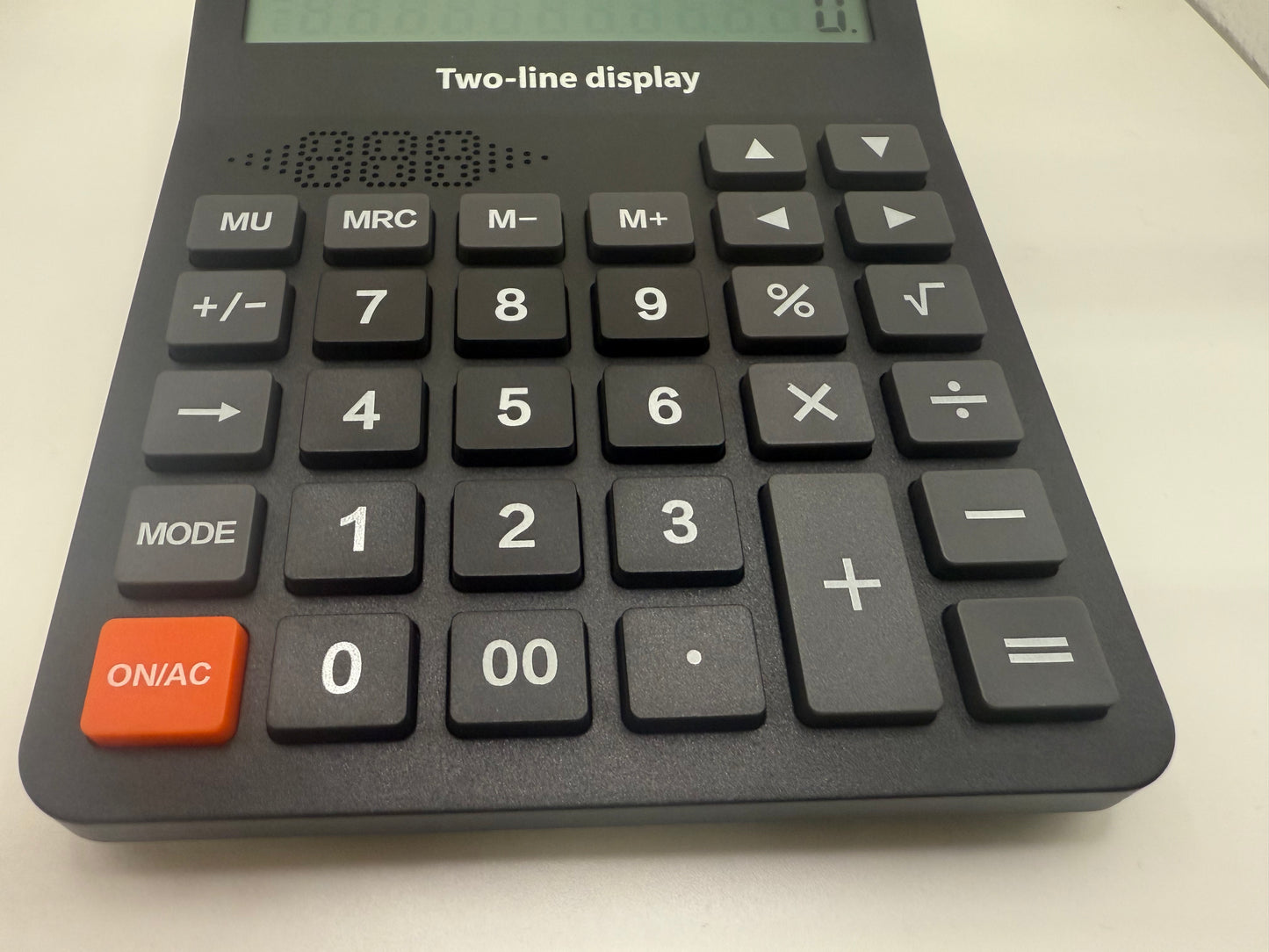 Large Two-Line Display Talking Calculator