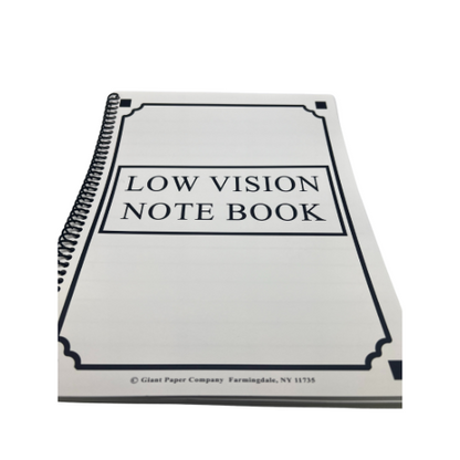 Bold Line Low Vision Notebook