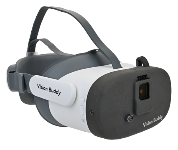 Slightly Used- Vision Buddy Head Worn Video Magnifier for easy TV viewing and reading.
