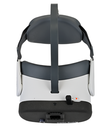 Slightly Used- Vision Buddy Head Worn Video Magnifier for clear viewing of TV shows and loved ones.