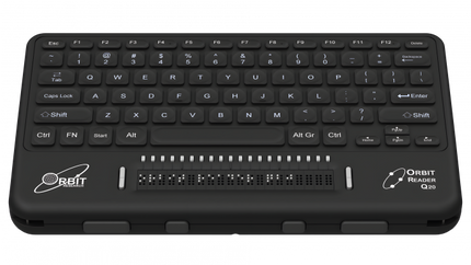Orbit Reader QWERTY +Braille Display Device 20 or 40 Cell Note Taker
