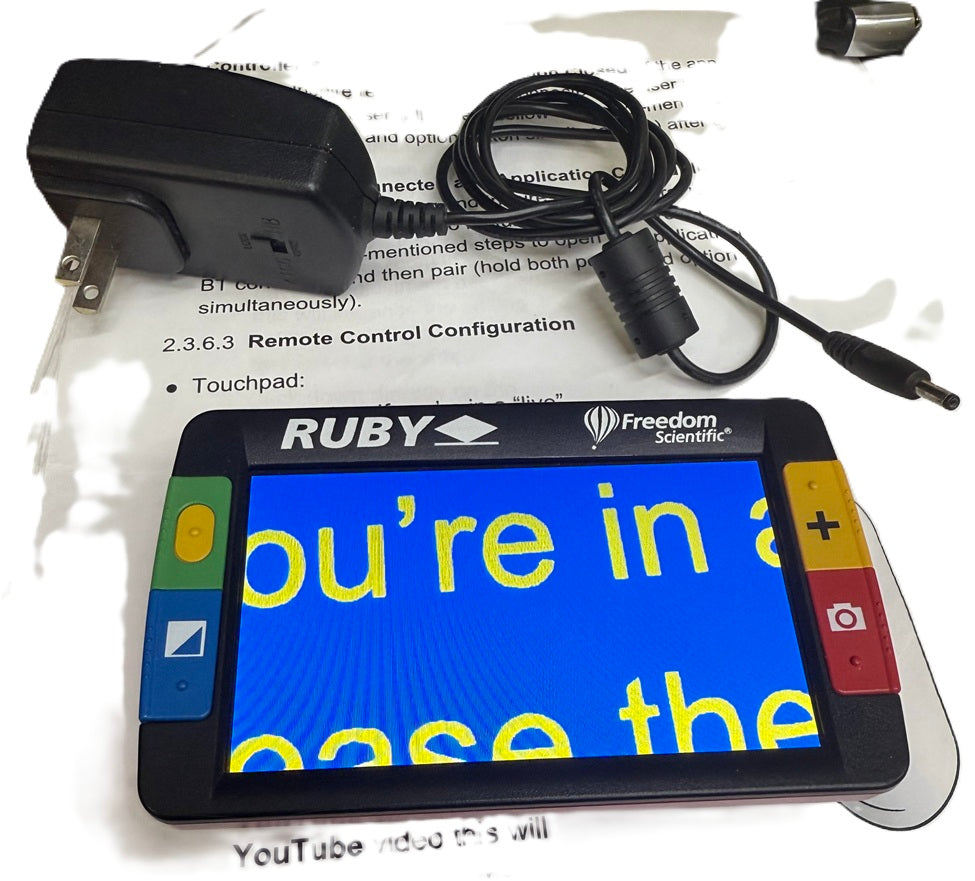 Used Ruby 4.3" SD Handheld Portable Video Magnifier