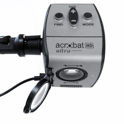 Acrobat HD ultra-LCD video magnifier 27 inch close-up of control panel and camera features