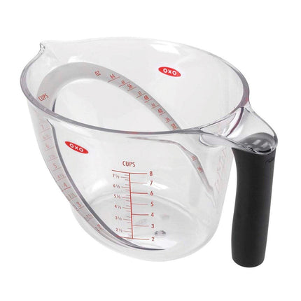 OXO Good Grips Angled Measuring Cup Set- 3-Pieces with clear markings and soft grip handle.