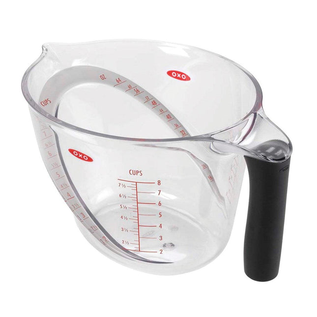 OXO Good Grips Angled Measuring Cup Set- 3-Pieces with clear markings and soft grip handle.