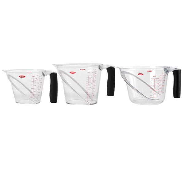 Angled Measuring Cup Set - 3 - Pieces - The Low Vision Store