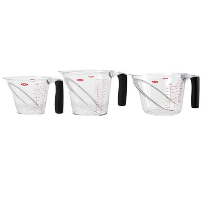 Angled Measuring Cup Set - 3 - Pieces - The Low Vision Store