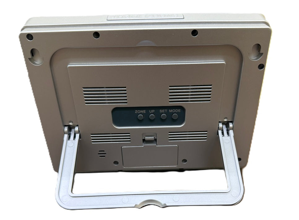 Atomic 2-inch LCD Number Clock with Temperature and Light