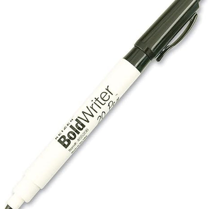 BoldWriter 20 pen, bold-point writing pen for low vision, featuring black ink and a sleek design.
