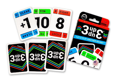 Braille card game 3 up 3 Down - The Low Vision Store