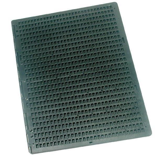 full page braille slate for writing; 27 lines and 30 cells per line for efficient Braille writing.