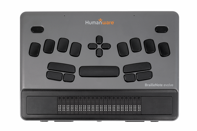 HumanWare BrailleNote evolve 20 — Braille Note Taker