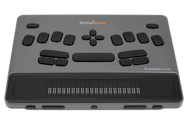HumanWare BrailleNote evolve 20 — Braille Note Taker