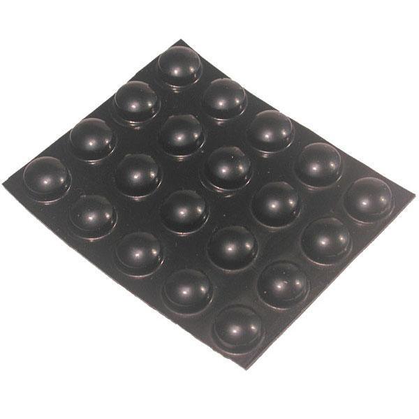 Bump Dots - Black, Large Rounded-Top Round Bump Dots 20 pk - The Low Vision Store