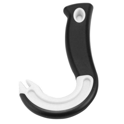 ring pull can opener designed for easily opening ring pull cans with a non-slip grip handle.