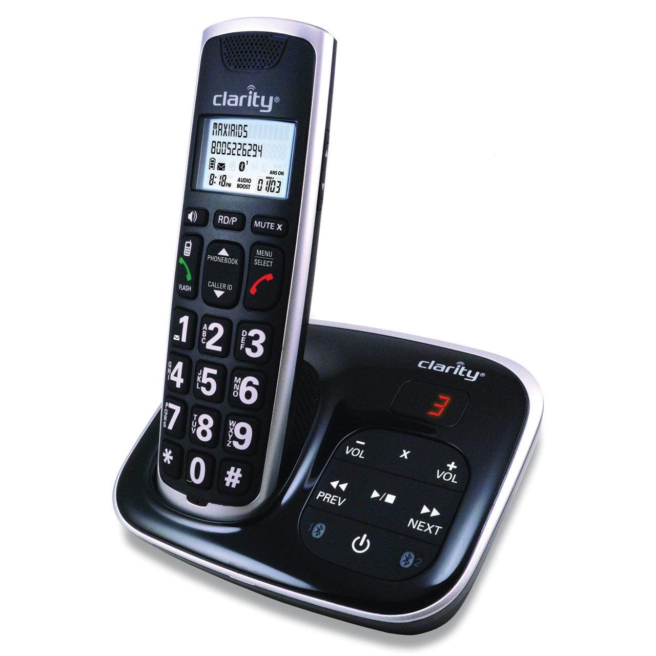 Clarity Amplified Bluetooth Cordless Phone with Answering Machine - The Low Vision Store