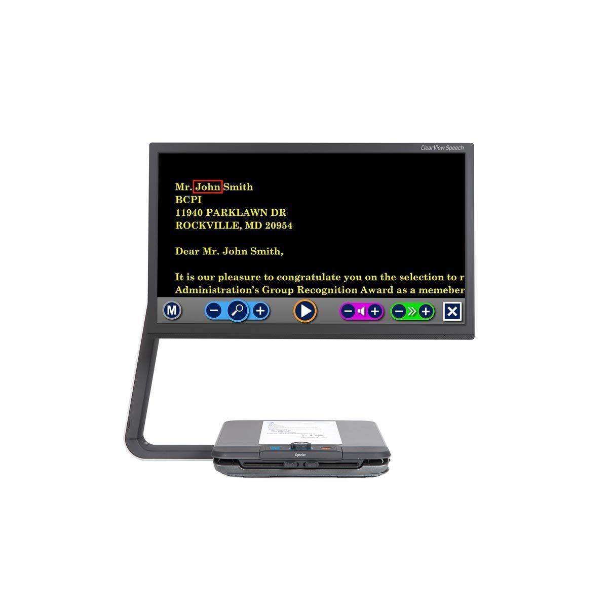 ClearView C Full HD Speech | Text to Speech - The Low Vision Store