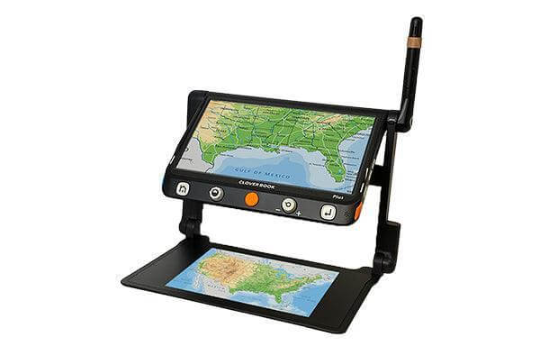 Portable Video Magnifier Demo CloverBook Plus XL 16.0" Video Magnifier