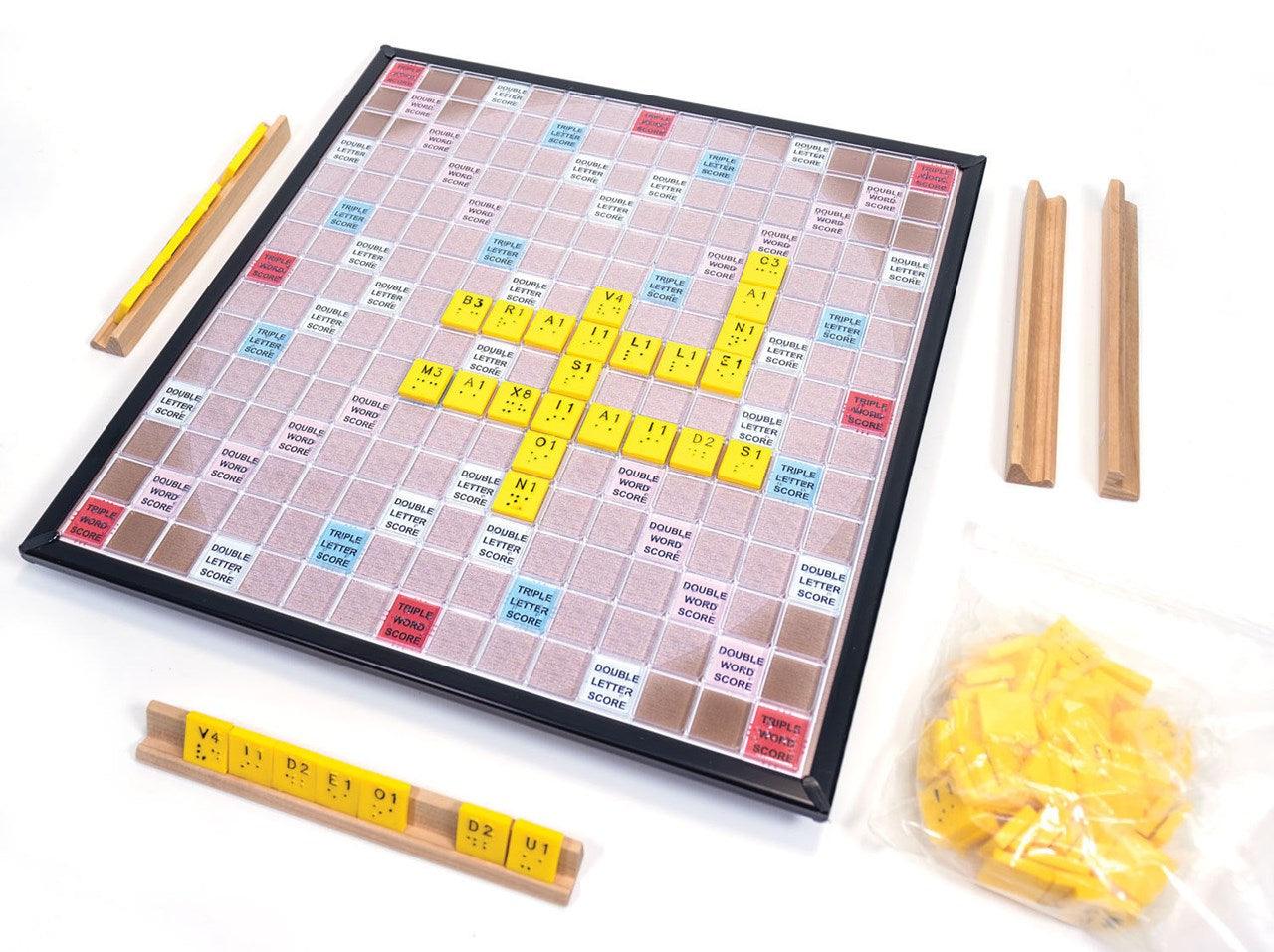 Deluxe Scrabble Game: Braille Version - The Low Vision Store