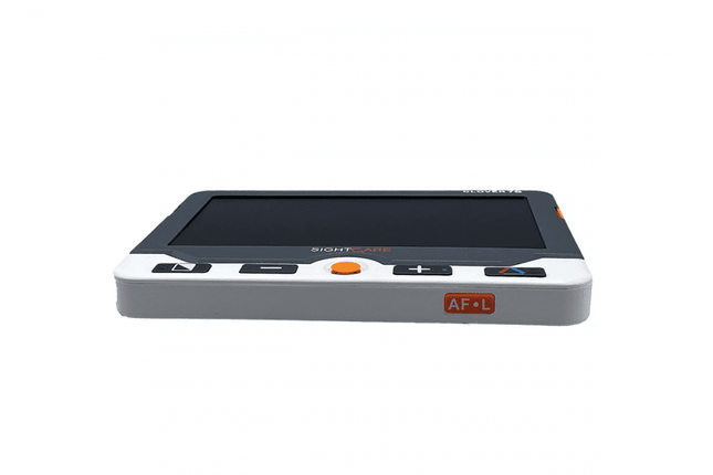 Used Clover 7 video magnifier with large anti-glare display and close distance viewing features.
