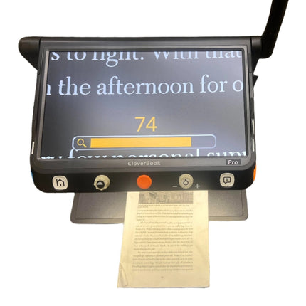 Demo Clover Book Pro Video Magnifier - The Low Vision Store