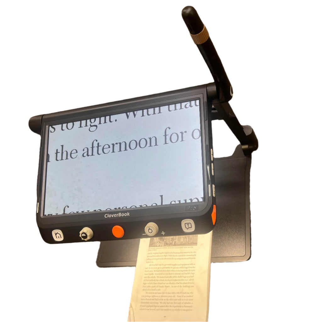 Demo Clover Book Pro Video Magnifier - The Low Vision Store