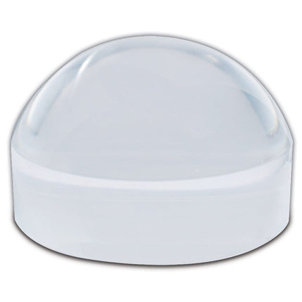 2 inch dome magnifier with a clear dome shape, perfect for enhancing small text and details.
