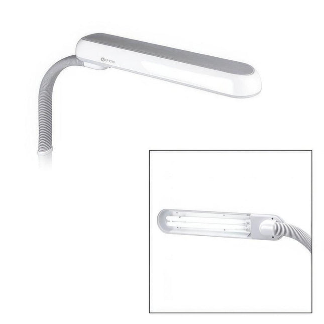 Extended Reach 24-Watt Low Vision Floor Lamp with flexible neck and energy-efficient light design.