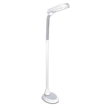Extended Reach 24-Watt Low Vision Floor Lamp with adjustable height and large shade for precise color discernment.
