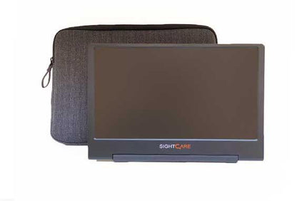 Extra 12.5" Clover Book external screen with protective case showing a sleek design and clear display.
