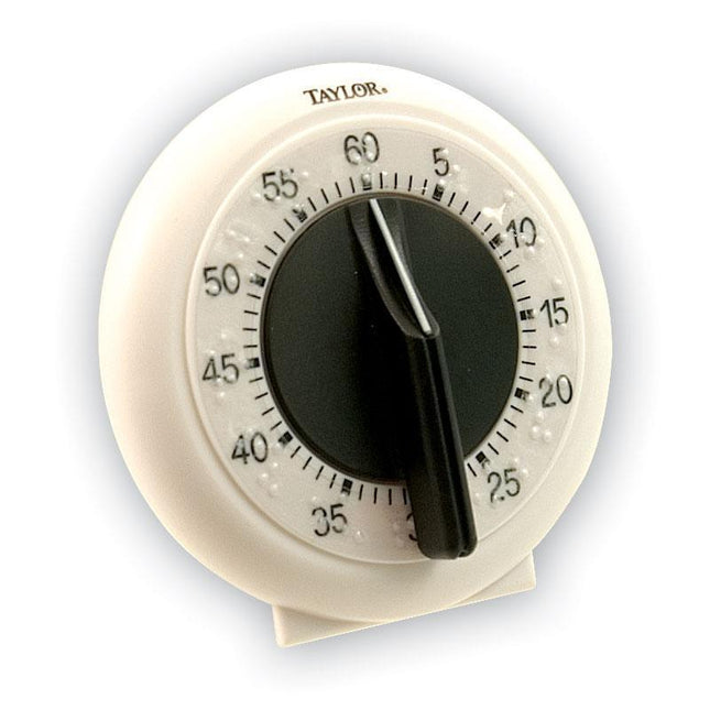 EZ Tactile Braille Long Ring Timer, a braille countdown timer for easy sight and touch use.